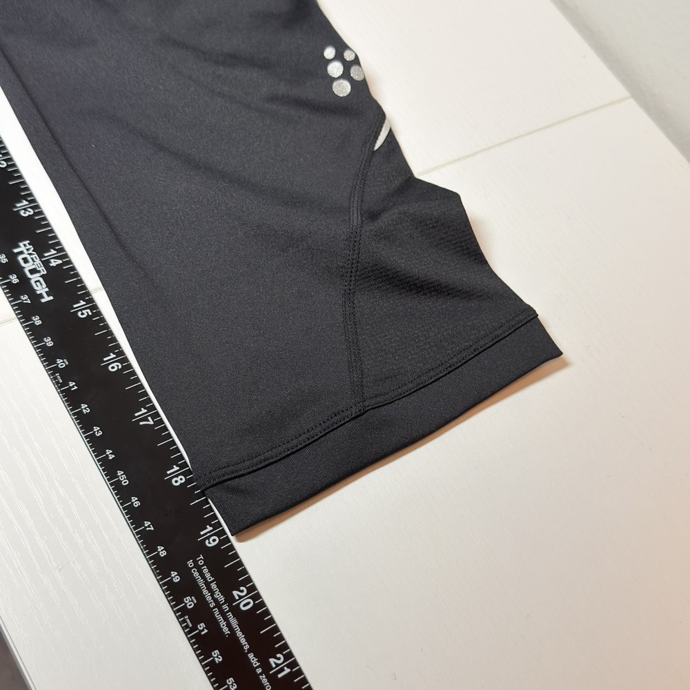Spartan By Craft Essential Black Capri Leggings Reflective NWT Women's Sz XL - Picture 7 of 7